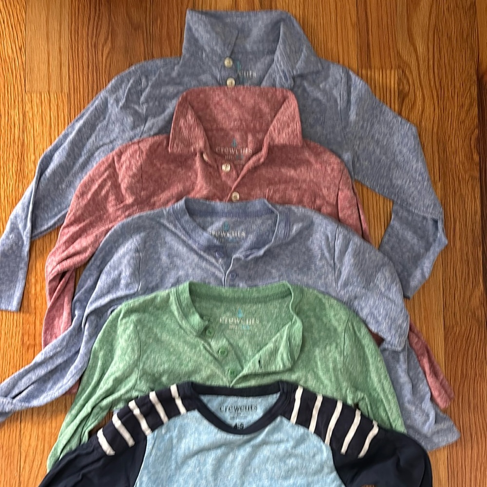 Crew cuts XS long sleeve shirt BUNDLE
